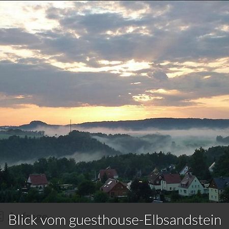 Guesthouse Elbsandstein App. Bastei Rathmannsdorf Buitenkant foto